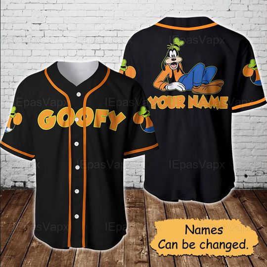 Goofy Baseball Jersey Shirt, Disney Goofy Jersey Shirt, Disney Trip Baseball Shirt