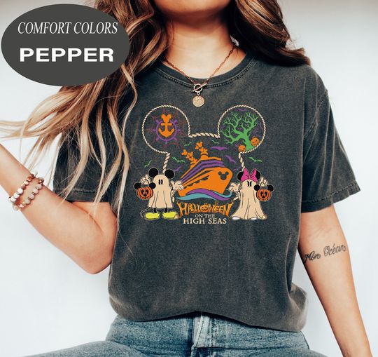 Disney Cruise Halloween Shirt, Halloween On The High Seas Shirt