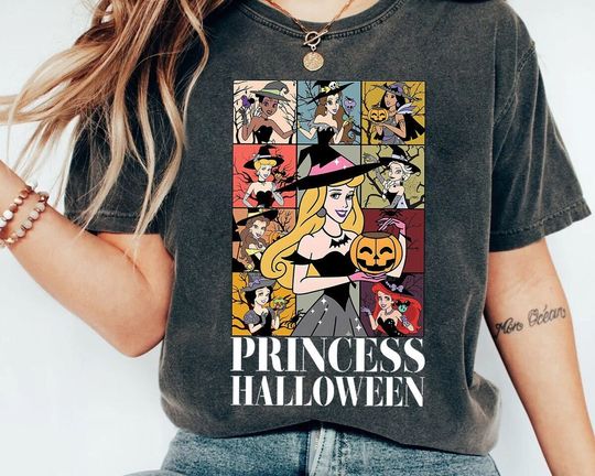 Disney Princess T-Shirt, Halloween T-Shirt, Disney T-Shirt, Spooky T-Shirt