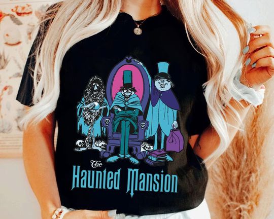 Hitchhiking Ghosts The Haunted Mansion T-Shirt, Halloween T-Shirt, Disney T-Shirt, Spooky T-Shirt