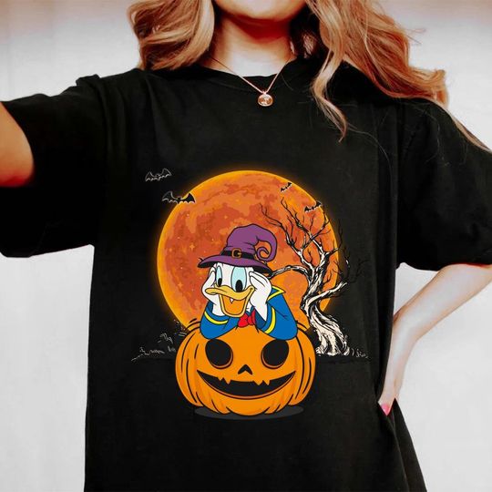 Donald Duck T-Shirt, Halloween T-Shirt, Disney T-Shirt, Spooky T-Shirt