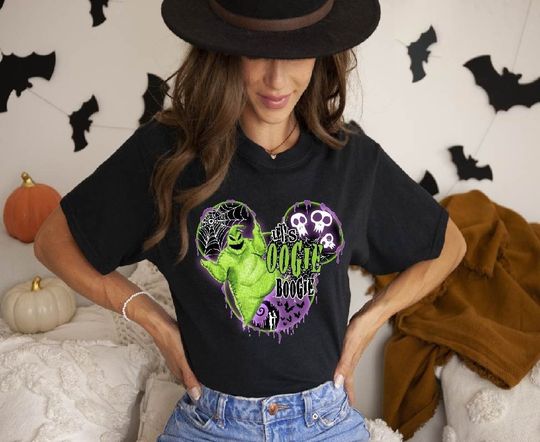 The Nightmare Before Christmas Oogie Boogie T-Shirt, Halloween T-Shirt, Disney Halloween T-Shirt, Spooky T-Shirt
