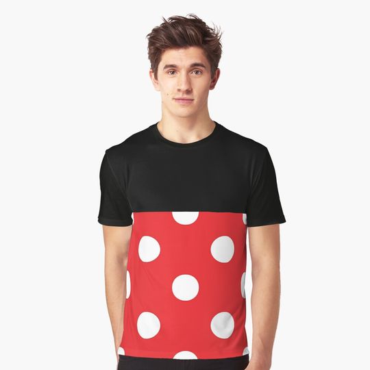 Disney Minnie Mouse 3D T-Shirt, Halloween Cosplay 3D T-Shirt, All Over Print