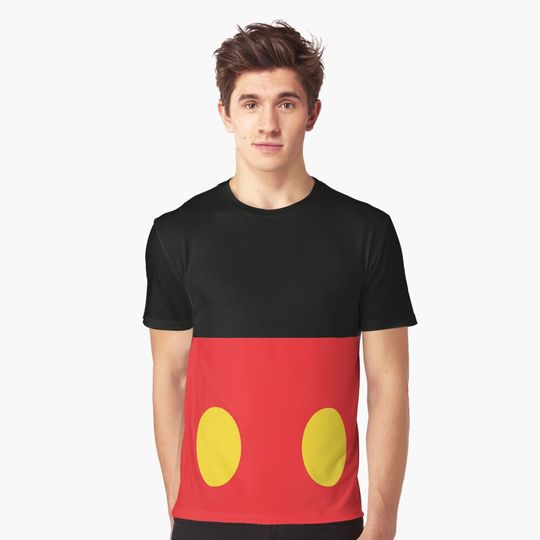 Disney Mickey Mouse 3D T-Shirt, Halloween Cosplay 3D T-Shirt, All Over Print