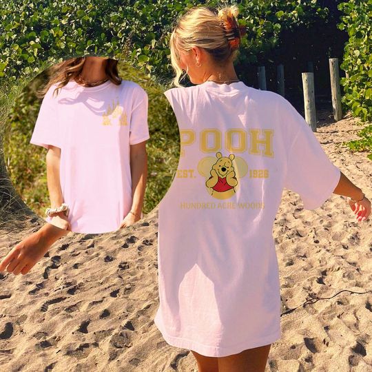 Disney Pooh Yellow Double Side Shirt