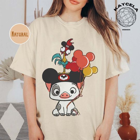 Hei Hei and Pua Shirt, Disney Shirt, Disneyland Shirt