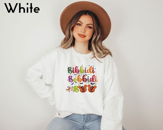 Bibbidi Bobbidi Boo Sweatshirt, Halloween Disney Shirt