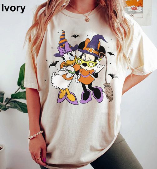 Minnie And Daisy Halloween Shirt, Minnie and Daisy shirt, Disneyland shirt