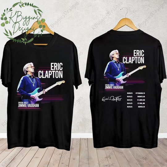 Eric Clapton 2023 Tour Shirt, Eric Clapton Fan Shirt