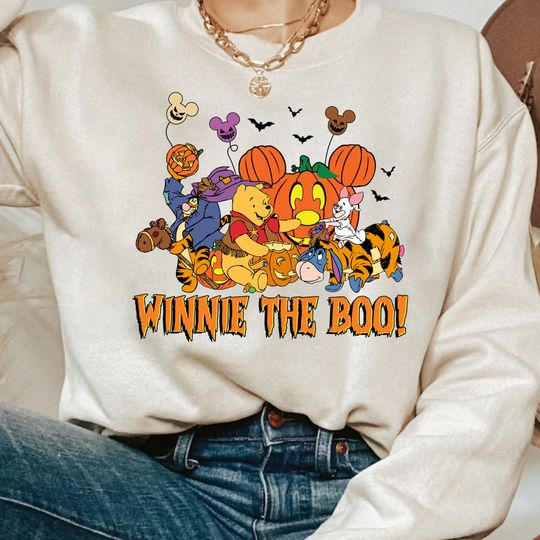 Disney Winnie The Pooh Halloween Costume Tee, Winnie The Boo Vampire Witch