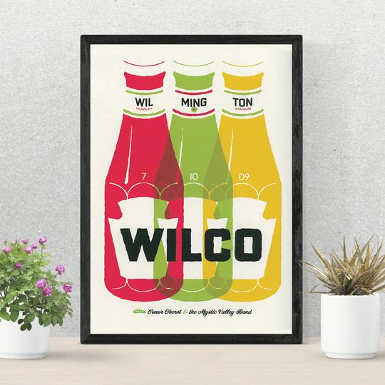 Discover WILCO 2009  Fine Art Concert Poster