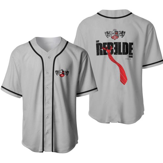Discover Personalized Soy Rebelde Adult Baseball Jersey
