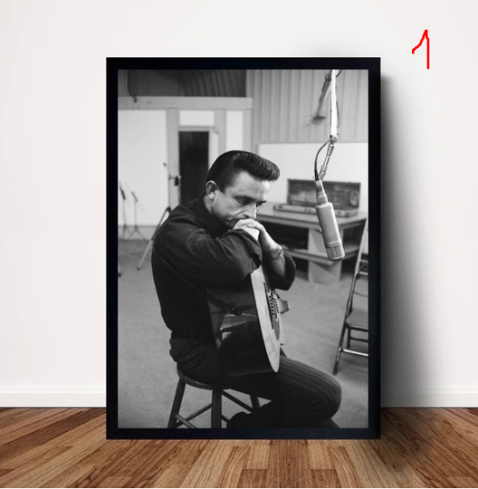Johnny Cash Music Poster Wall Art