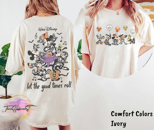 Disney Halloween Shirt, Mickey and Friends Shirt, Disney Skeleton Shirt