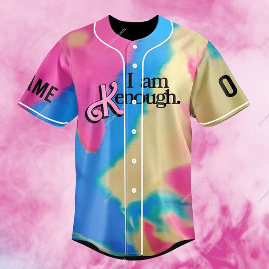 Discover I Am Kenough Personalized Baseball Jersey