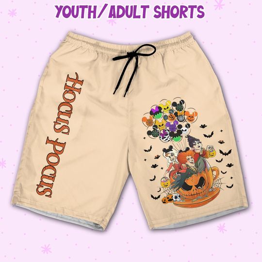 Halloween Disney Hocus Pocus Teacup Balloon, Disney Shorts
