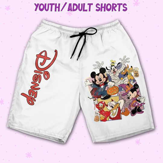 Halloween Disney Spooky Mouse And Friends Shorts