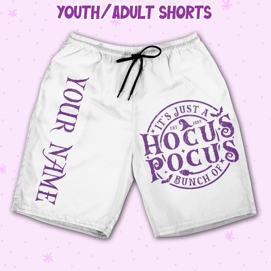 Halloween Disney Hocus Pocus It's Just A Bunch Of Hocus Pocus Shorts