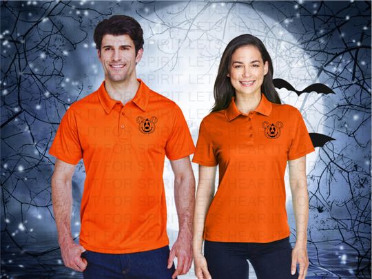 Disney Halloween Polo, Disney Performance Embroidered Polo Shirt