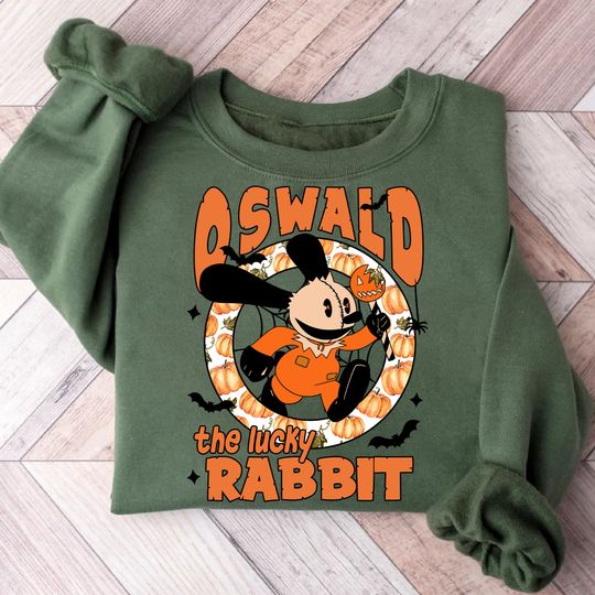 Disney Oswald The Lucky Rabbit Checkerboard Halloween Costume Shirt