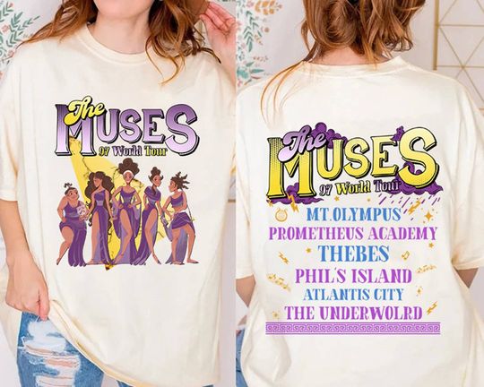 Vintage Hercules The Muses 97 World Tour Shirt | Hercules Diva The Muses Shirt | Disneyland Girl Trip 2023 Shirt