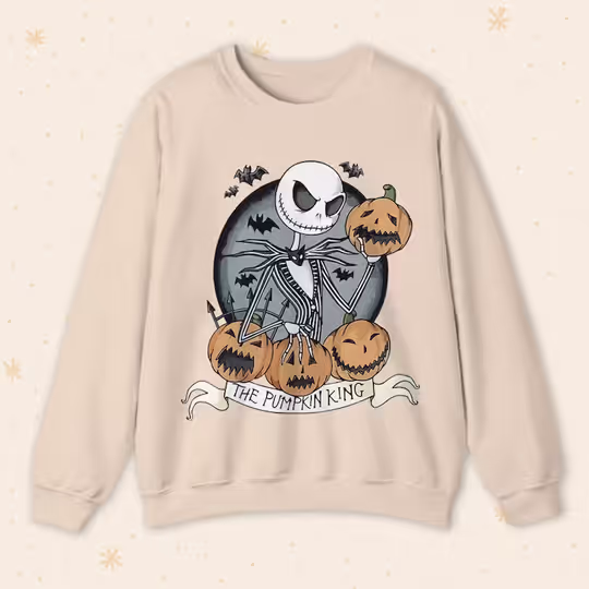 Discover Disney The Nightmare Before Christmas The Pumkin King Sweatshirt
