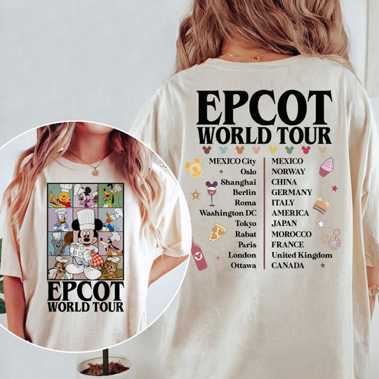 Epcot World Tour Shirt, Drinking Around The World, Disney Family Matching Shirt