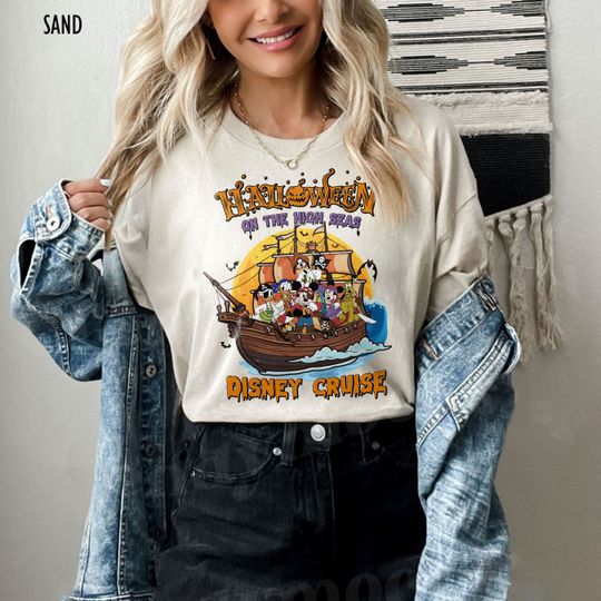 Disney Cruise Halloween Shirt, Halloween On The High Seas Shirt