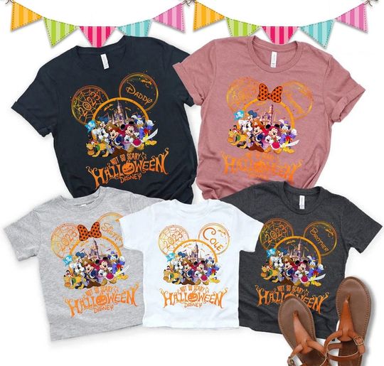 Disney Halloween Family Shirt, Halloween T-Shirt, Family Halloween Shirts