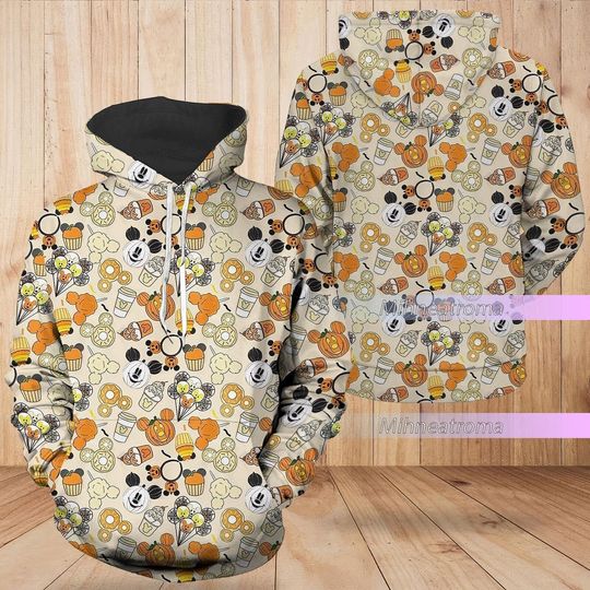 Disney Halloween Hoodie, Disney Halloween Snacks Vacation Family Shirt