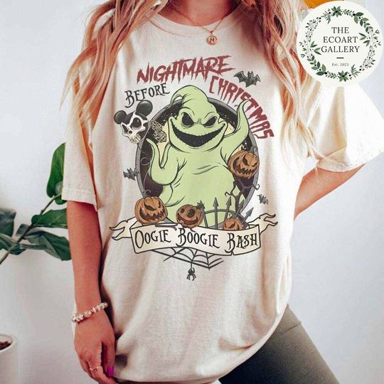 Vintage Disney Oogie Boogie Bash Shirt, Retro The Nightmare Before Christmas Shirt