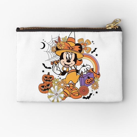 Retro Disney Halloween Cosmetic Bag, Halloween Cosmetic Bag