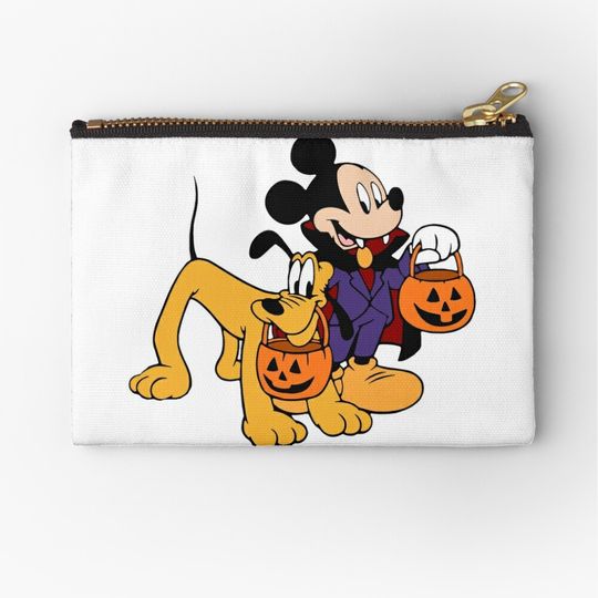 Retro Disney Halloween Cosmetic Bag, Halloween Cosmetic Bag