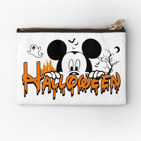Retro Disney Halloween Cosmetic Bag, Halloween Cosmetic Bag