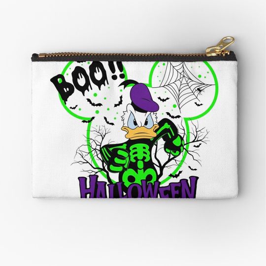 Retro Disney Halloween Cosmetic Bag, Halloween Cosmetic Bag