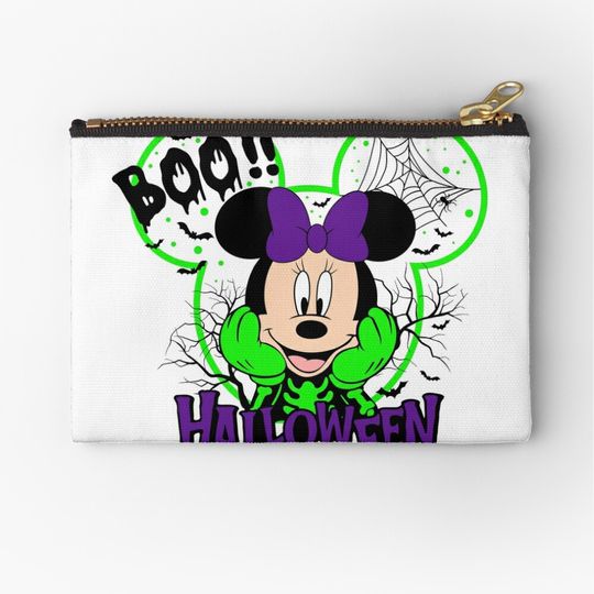 Retro Disney Halloween Cosmetic Bag, Halloween Cosmetic Bag