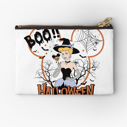 Retro Disney Halloween Cosmetic Bag, Halloween Cosmetic Bag