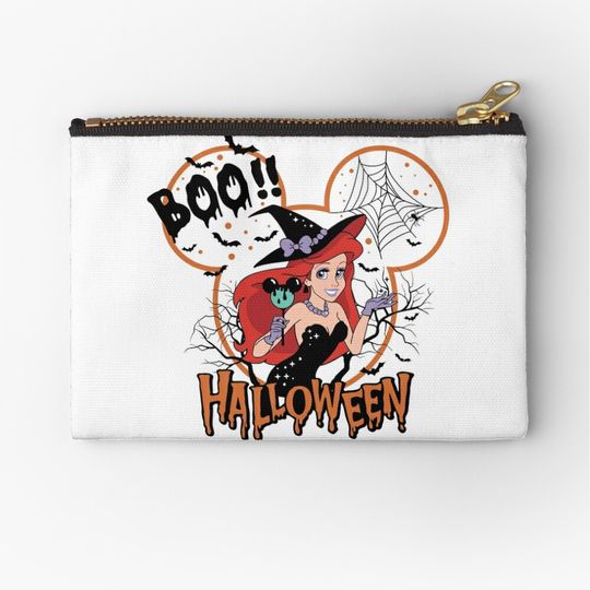 Retro Disney Halloween Cosmetic Bag, Halloween Cosmetic Bag