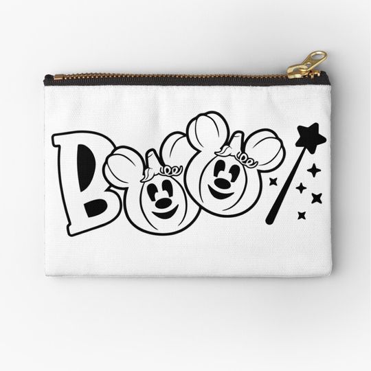 Retro Disney Halloween Cosmetic Bag, Halloween Cosmetic Bag