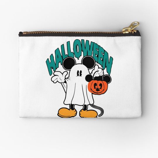 Retro Disney Halloween Cosmetic Bag, Halloween Cosmetic Bag