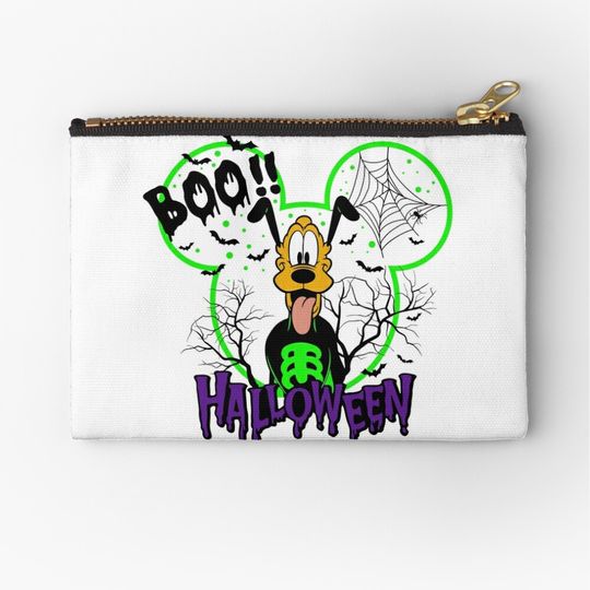 Retro Disney Halloween Cosmetic Bag, Halloween Cosmetic Bag