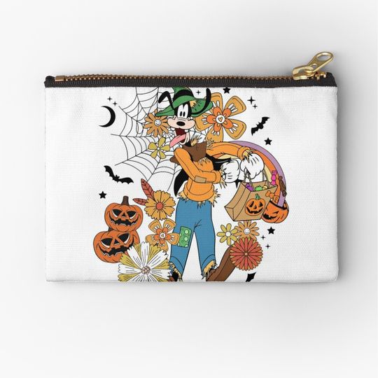 Retro Disney Halloween Cosmetic Bag, Halloween Cosmetic Bag