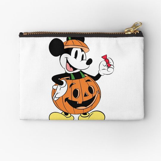 Retro Disney Halloween Cosmetic Bag, Halloween Cosmetic Bag