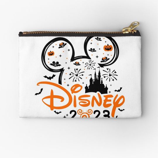 Retro Disney Halloween Cosmetic Bag, Halloween Cosmetic Bag