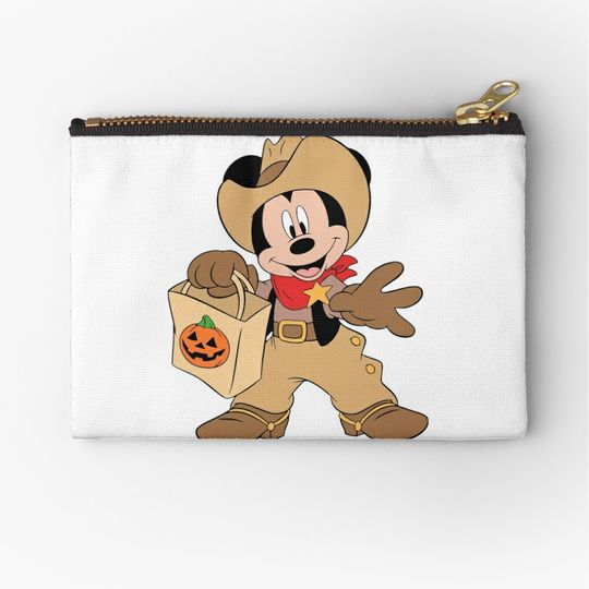 Retro Disney Halloween Cosmetic Bag, Halloween Cosmetic Bag