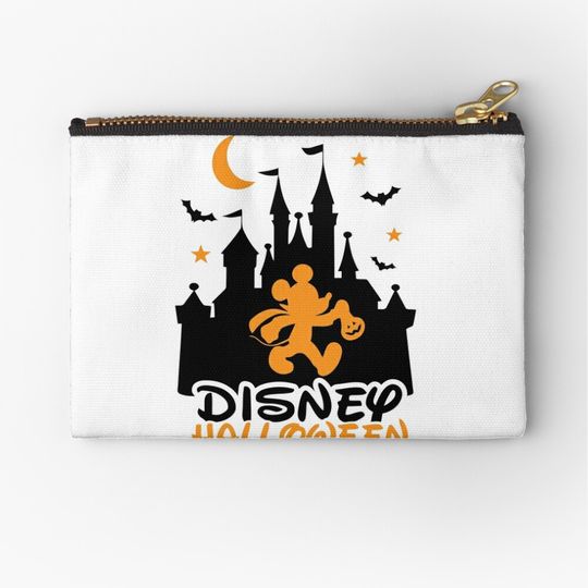 Retro Disney Halloween Cosmetic Bag, Halloween Cosmetic Bag