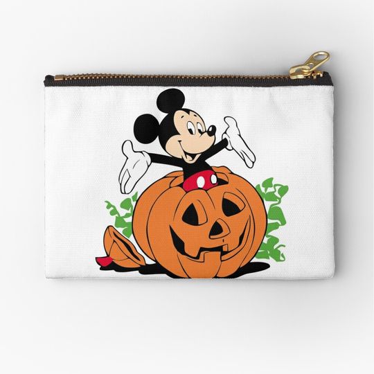 Retro Disney Halloween Cosmetic Bag, Halloween Cosmetic Bag