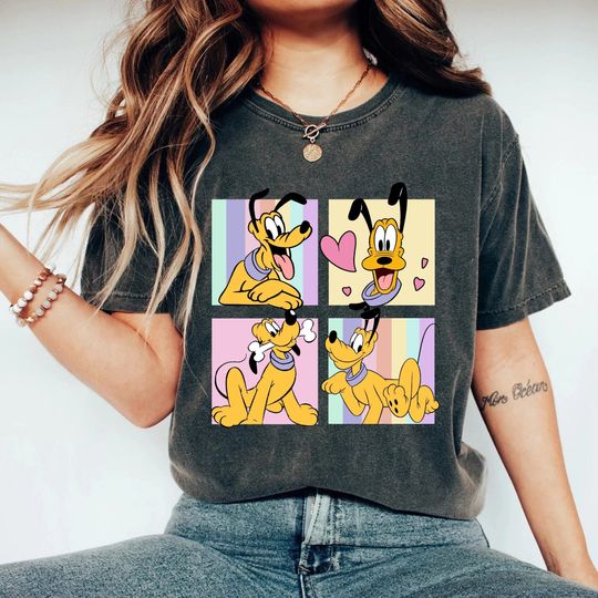 Disney Pluto Dog  Shirt, Pluto Graphic Shirt
