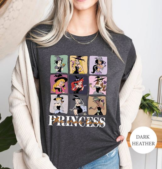 Halloween Princess Eras Tour Shirt, Princess Halloween Shirt, Disney Princess Group Shirt