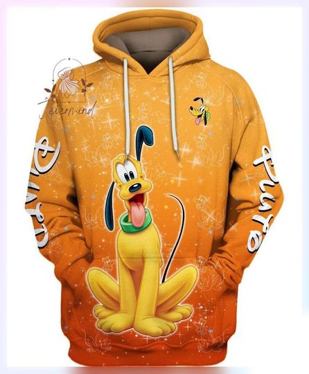 Disney Pluto Hoodie, Pluto Hoodie, Disney Vacation Hoodie, Disney Dog Hoodie